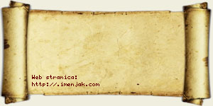 Jovana Bjelić vizit kartica